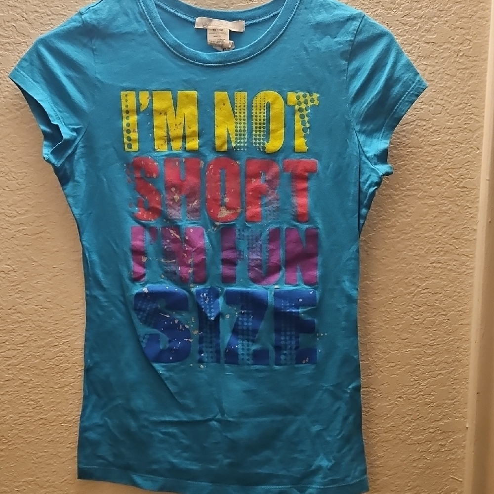 Charlotte Russe Blue Graphic Tee